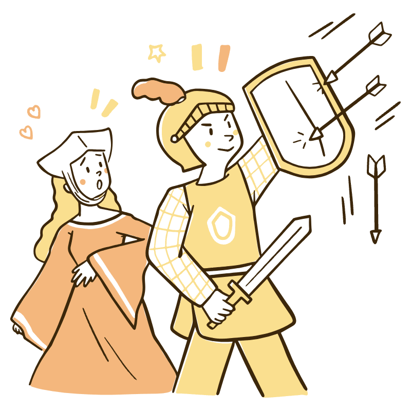 Protect Someone Illustration from Djakarta Set