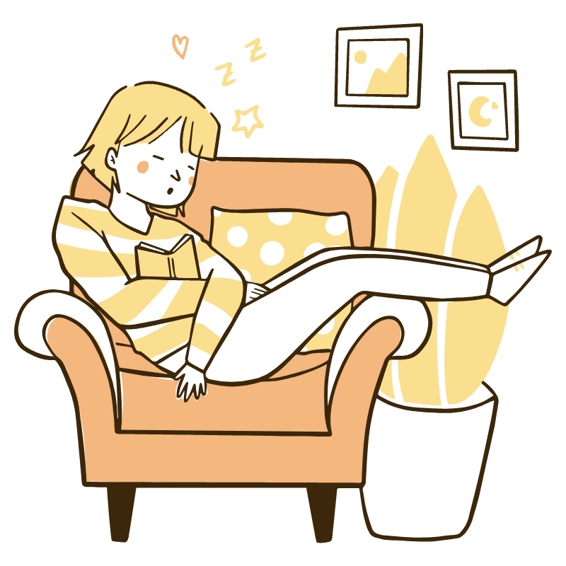 Rest Nap Illustration from Djakarta Set