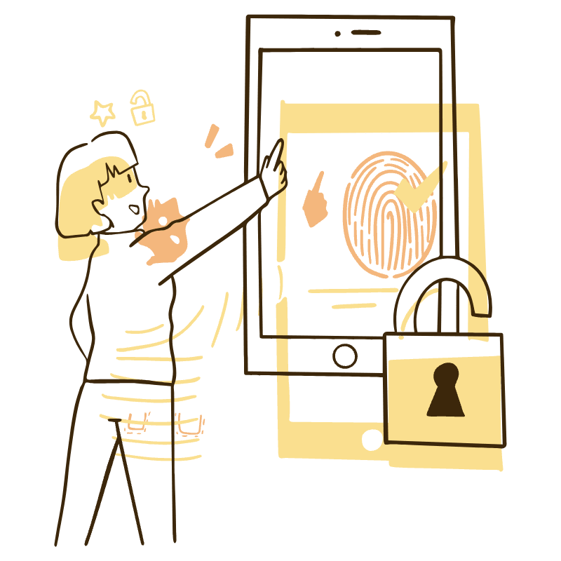 Touch ID Illustration from Djakarta Set