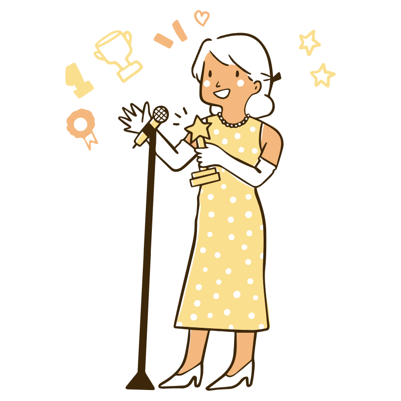 Trophy Awards Illustration from Djakarta Set