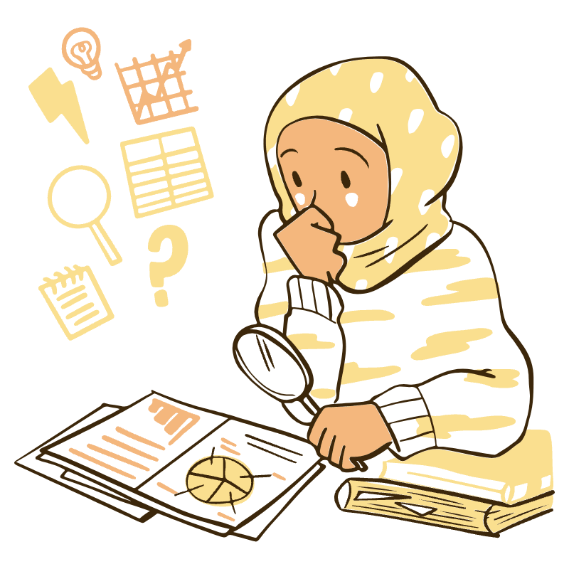 Analyze Data Illustration from Djakarta Set