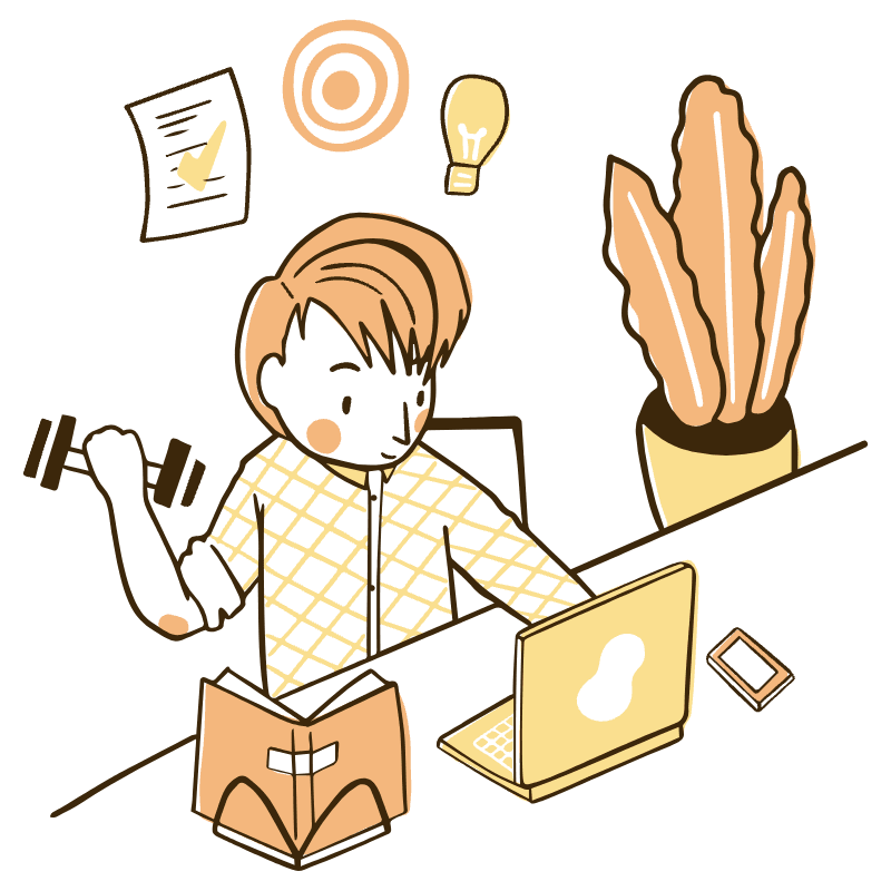 Being Productive Illustration from Djakarta Set