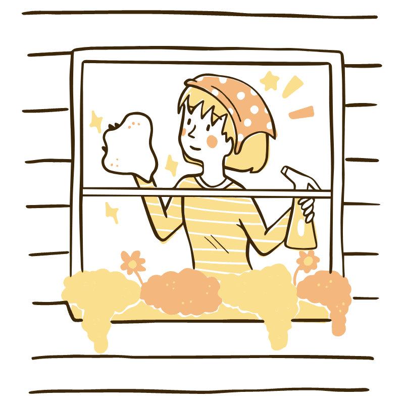 Clean Up Illustration from Djakarta Set