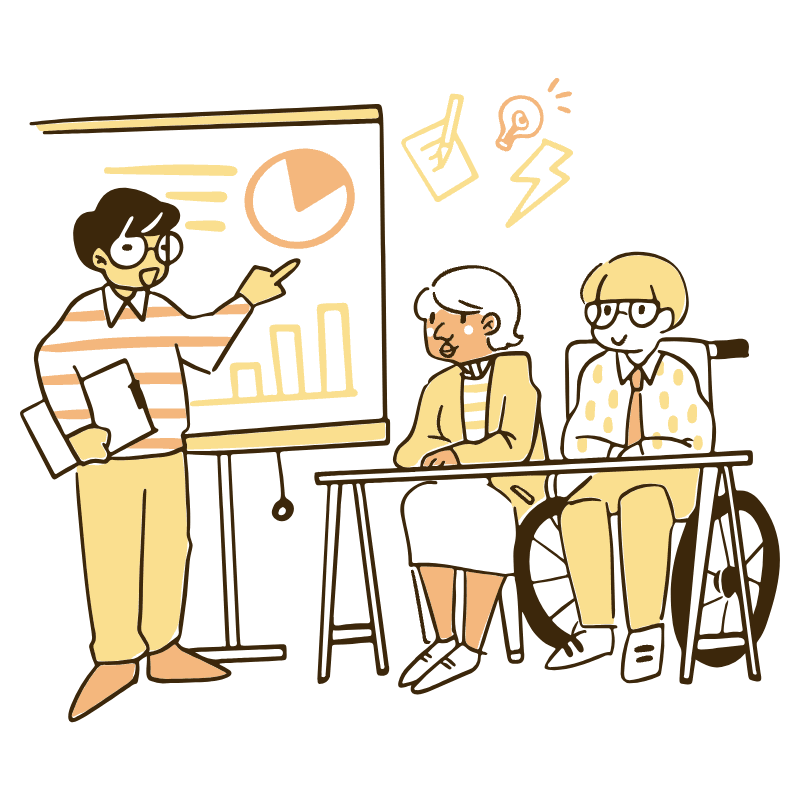 Training Employees Illustration from Djakarta Set