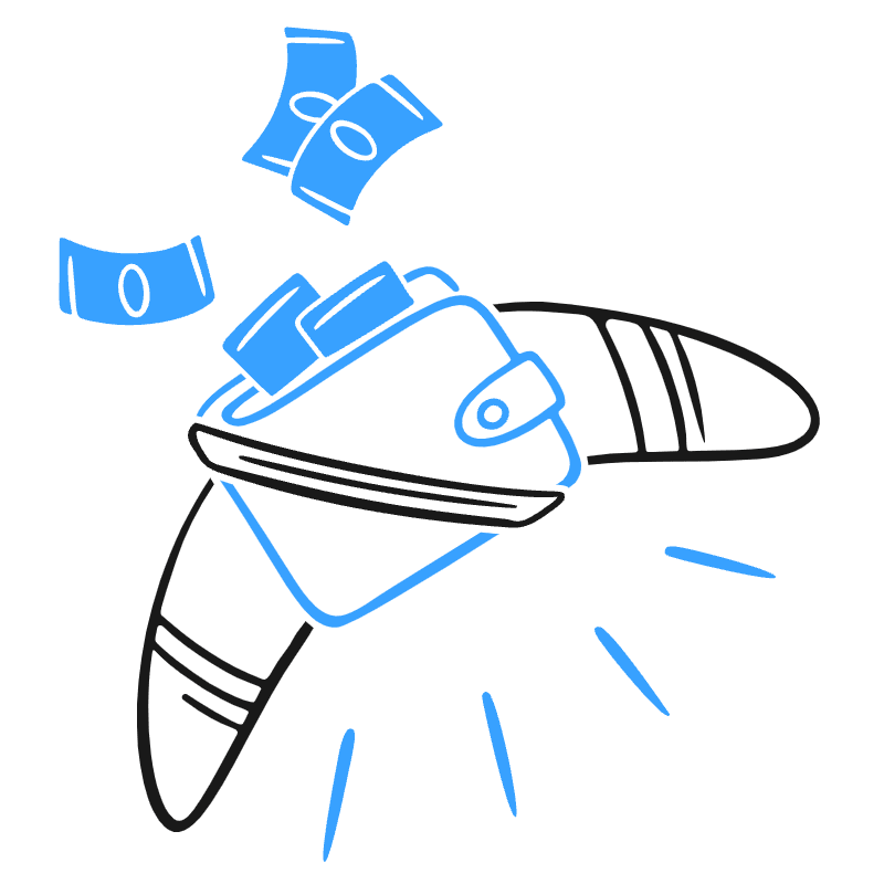 Cashback Illustration from Brooklyn Set