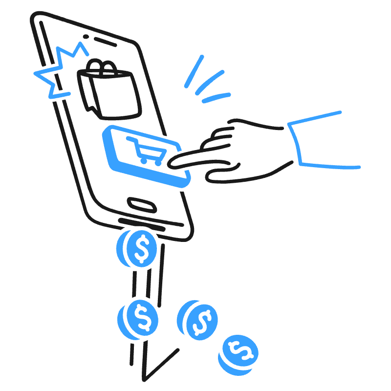 Cashback Every Purchase Illustration from Brooklyn Set