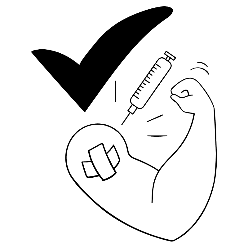 Vaccinated Illustration from Milano Set