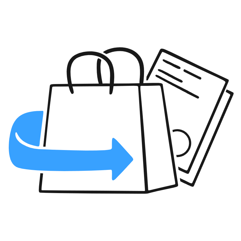 Return Exchange Policy Illustration from Brooklyn Set