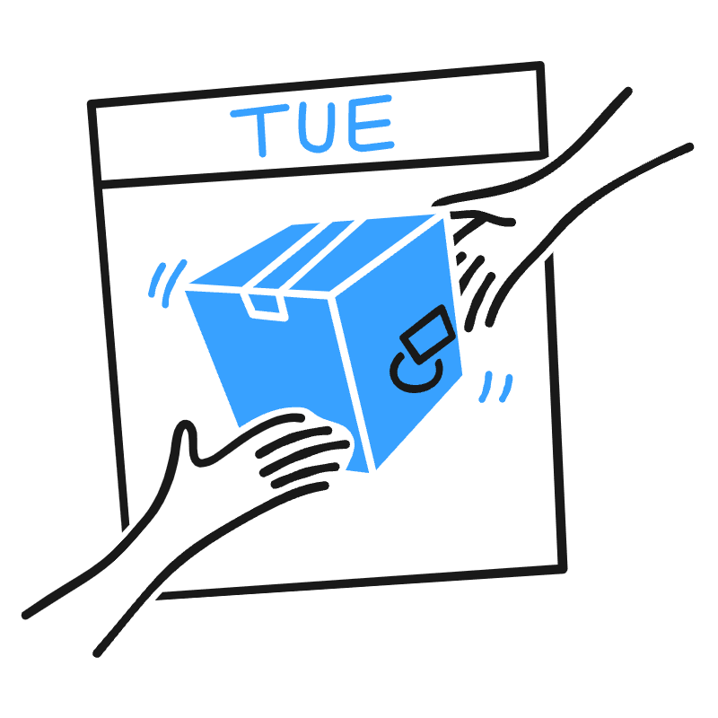 Same Day Delivery 1 Illustration from Brooklyn Set