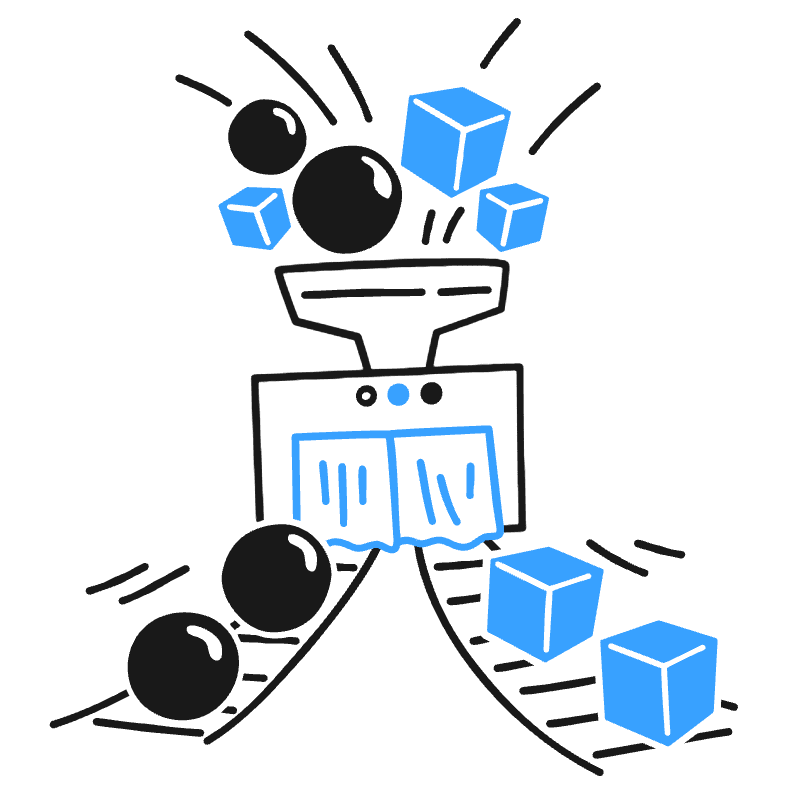 Sorting Center 1 Illustration from Brooklyn Set