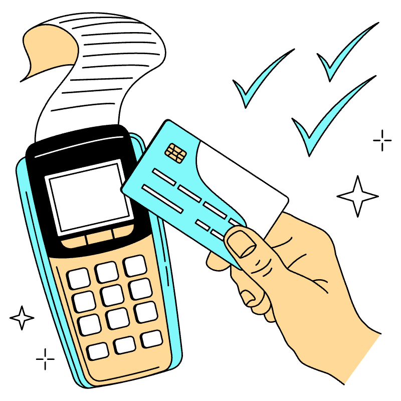 Card Payments Illustration from London Set