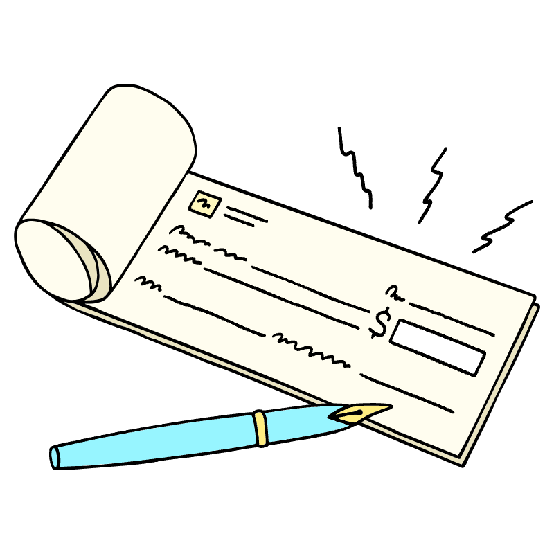 Checkbook 2 Illustration from Bruxelles Set