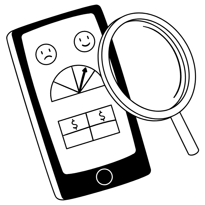 Credit Score Illustration from Milano Set