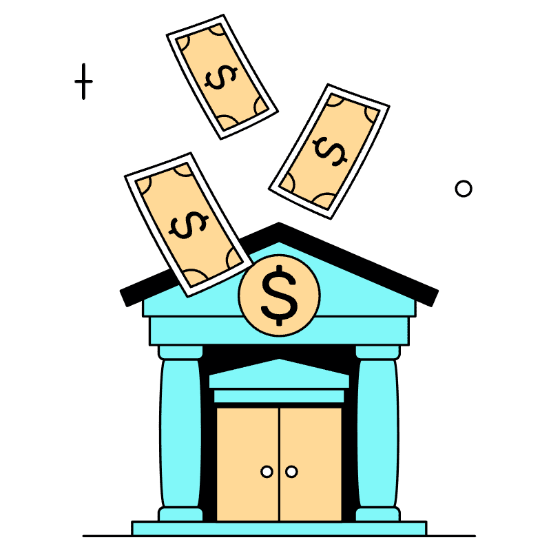 Deposit Illustration from London Set