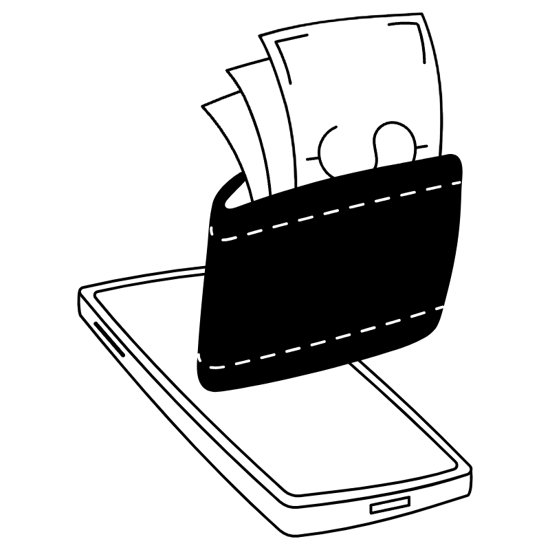 E Wallet 2 Illustration from Milano Set