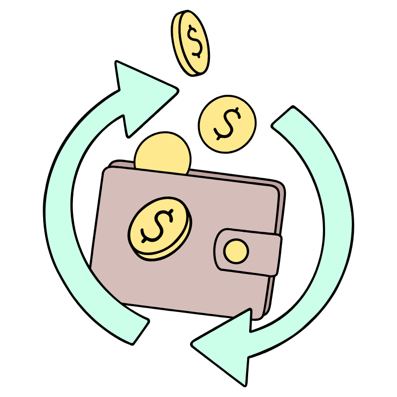 E Wallet Transfers 2 Illustration from Bruxelles Set