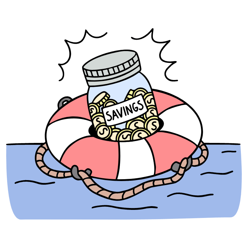 Emergency Savings 1 Illustration from Bruxelles Set
