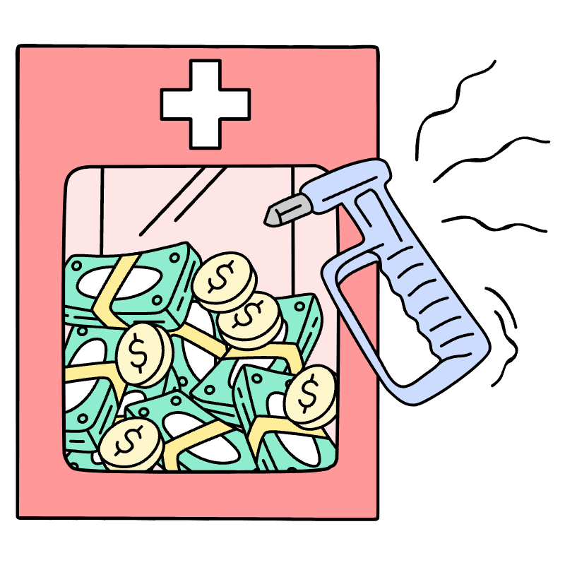 Emergency Savings 3 Illustration from Bruxelles Set