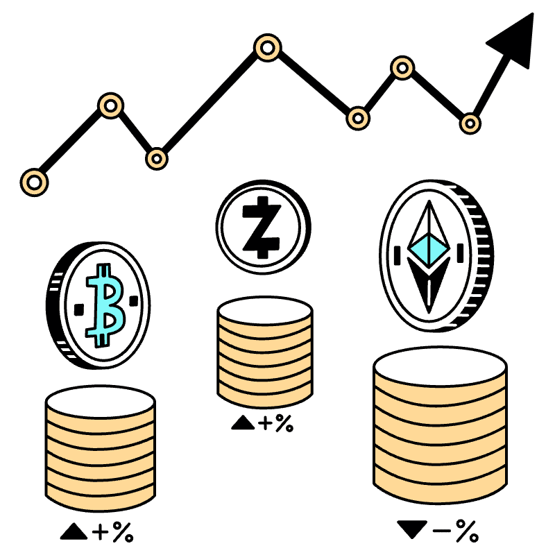 Finance Cryptocurrency Illustration from London Set