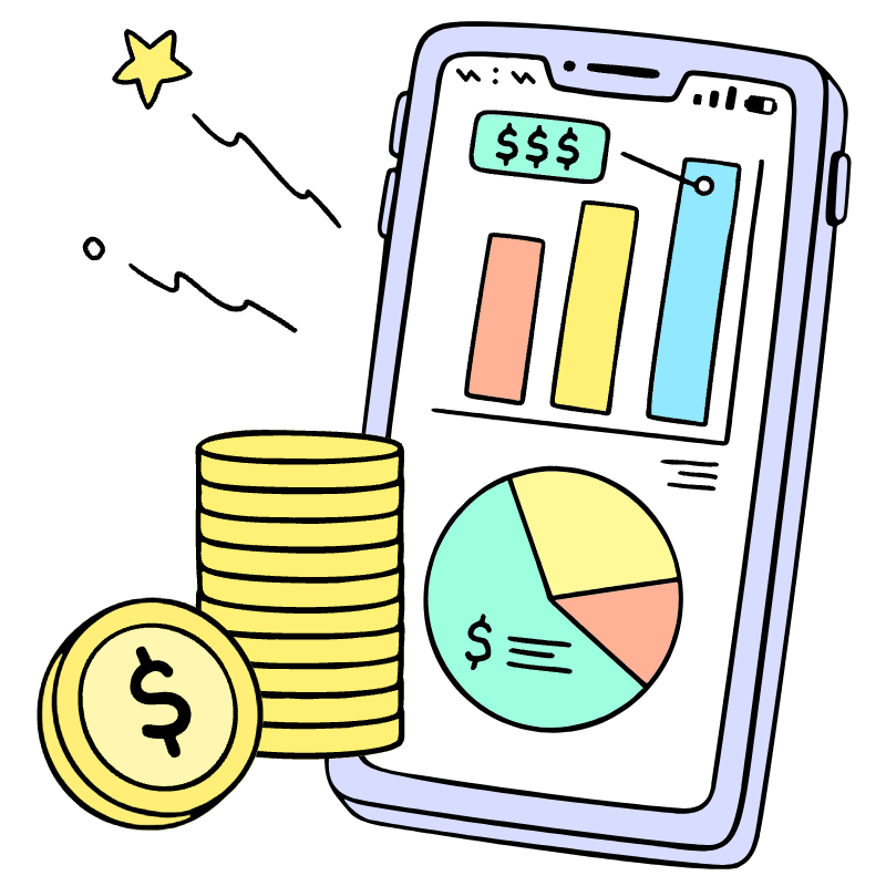 Financial Data 2 Illustration from Bruxelles Set