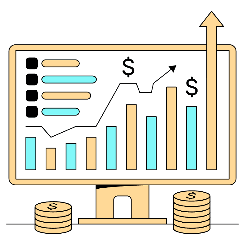 Financial Data Illustration from London Set