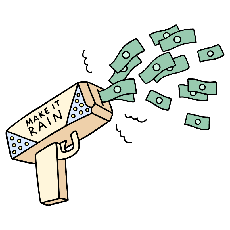 Let It Rain Illustration from Bruxelles Set