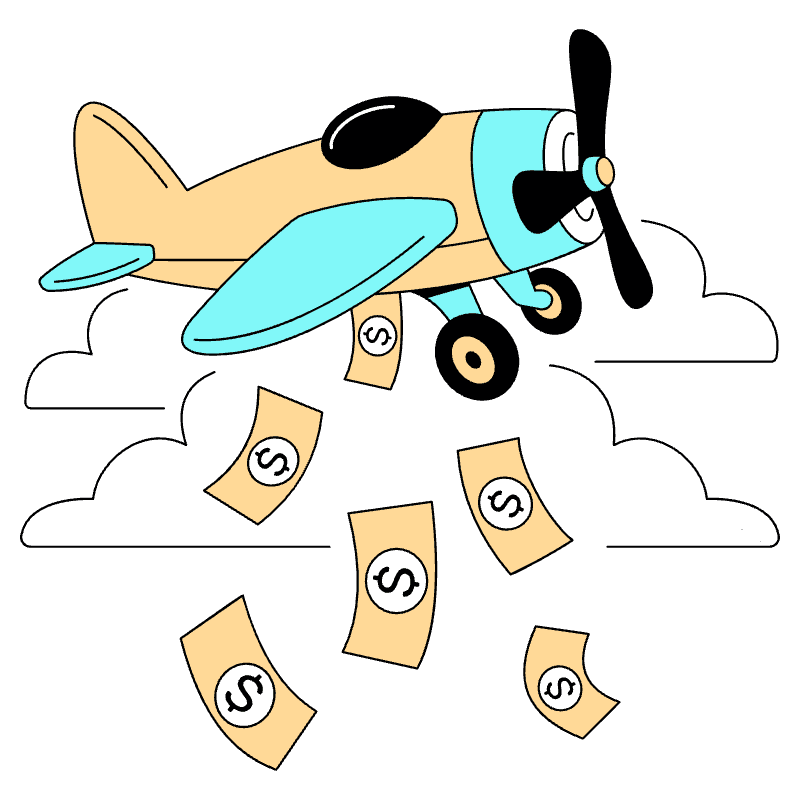 Make It Rain Big Spending Illustration from London Set