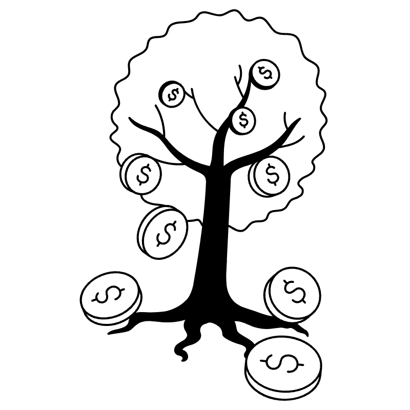 Money Growing On Trees 7 Illustration from Milano Set