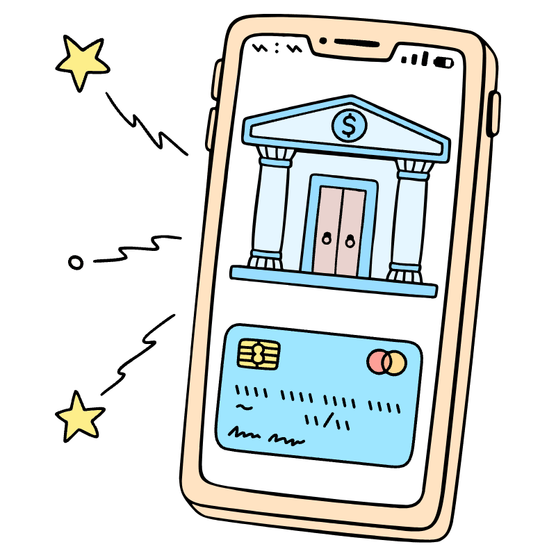 Online Banking 2 Illustration from Bruxelles Set