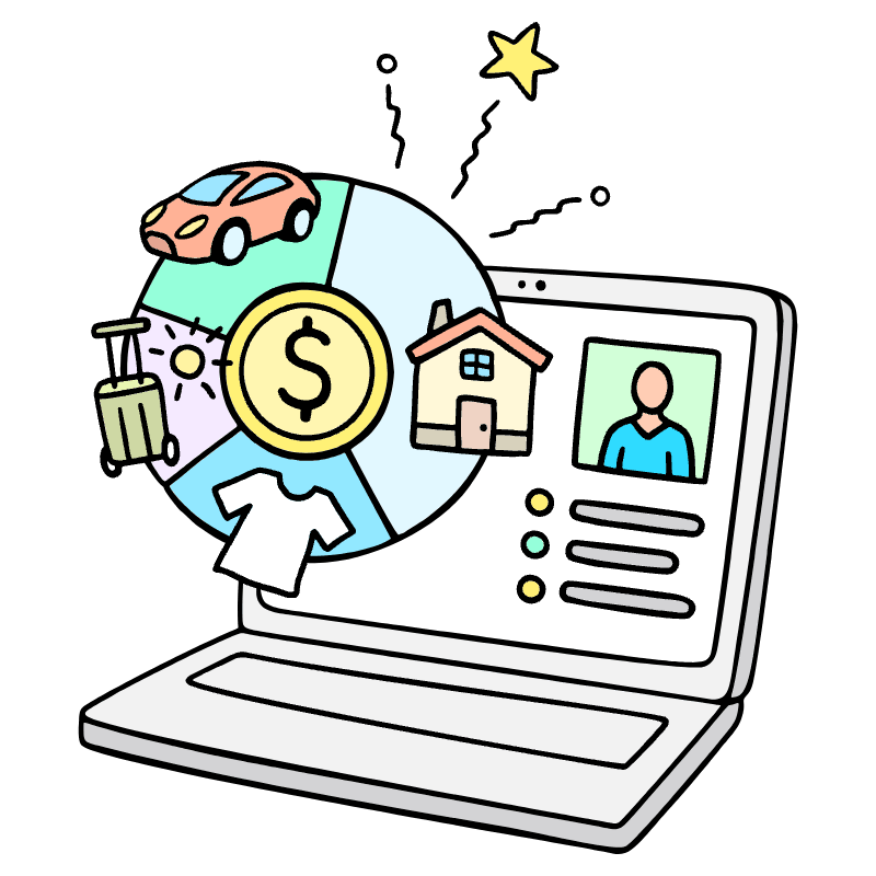 Personal Finances 2 Illustration from Bruxelles Set