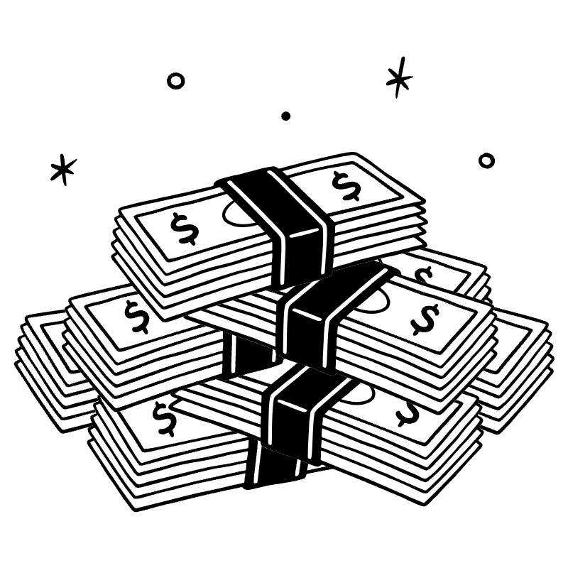 Stack Of Money 1 Illustration from Milano Set