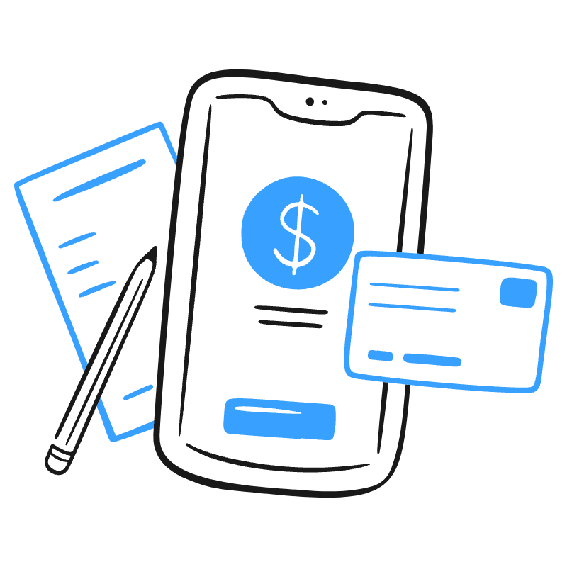Bills Payment Illustration from Brooklyn Set