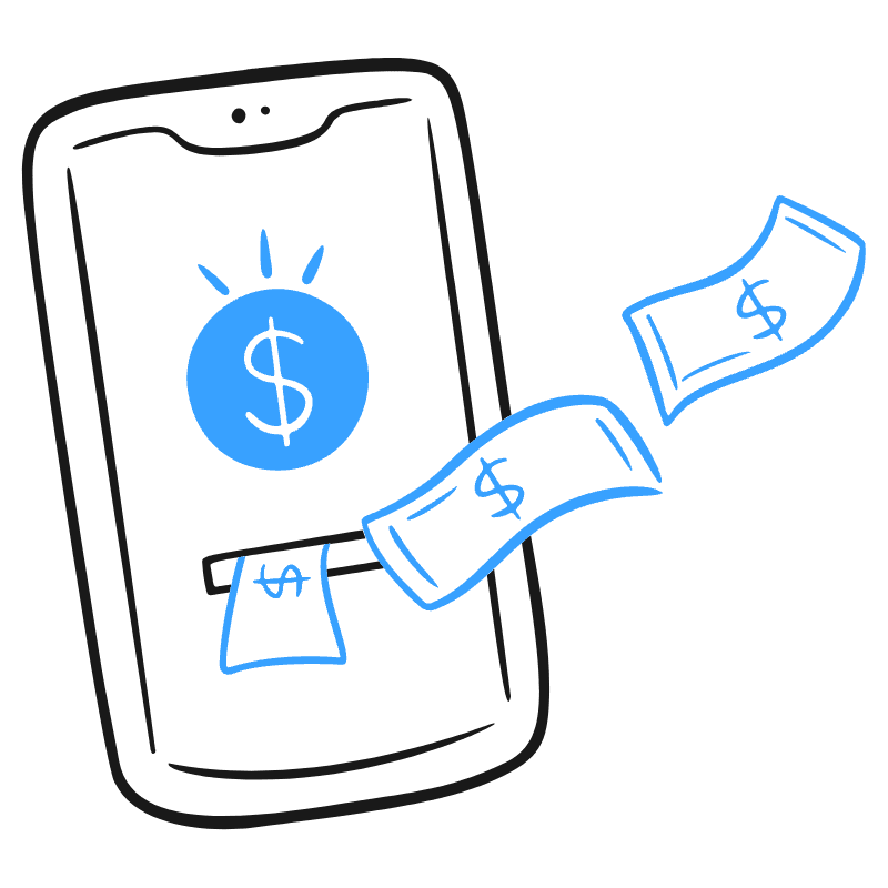 Cardless Withdrawal Illustration from Brooklyn Set