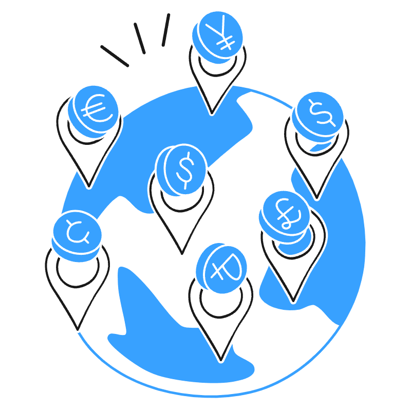 Currencies World 2 Illustration from Brooklyn Set