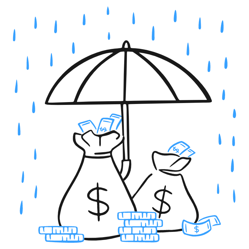 Emergency Funds Illustration from Brooklyn Set