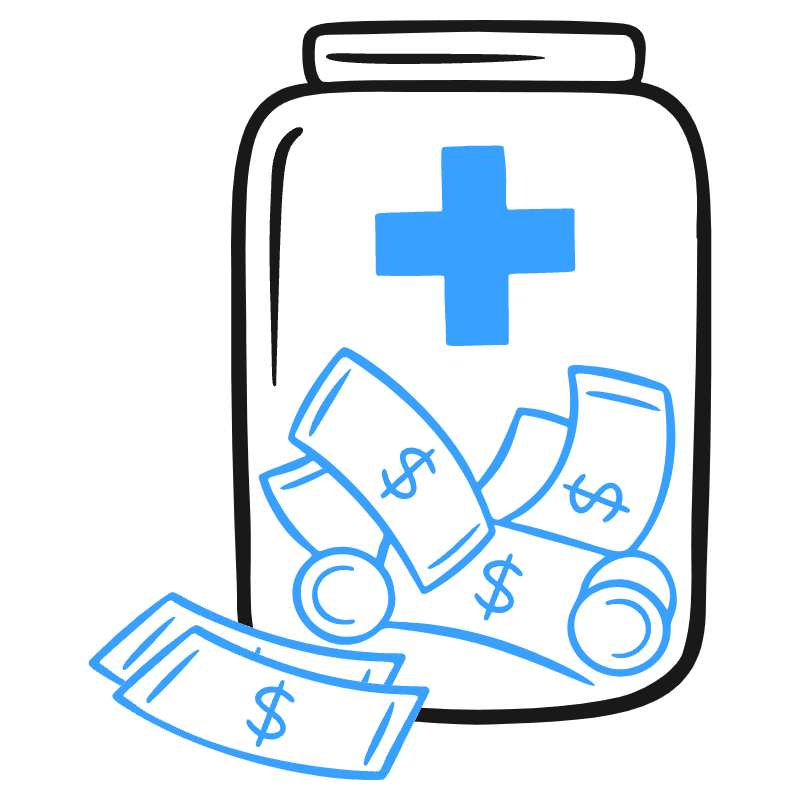 Emergency Savings Illustration from Brooklyn Set