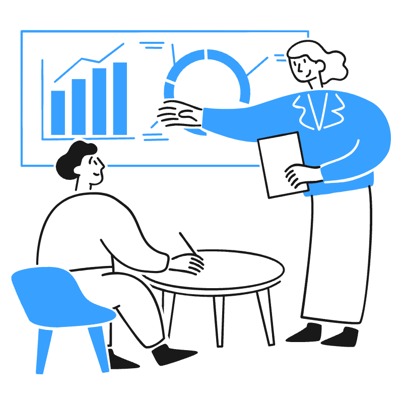 Finance Consulting Illustration from Brooklyn Set