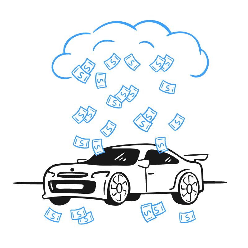 Make It Rain Illustration from Brooklyn Set