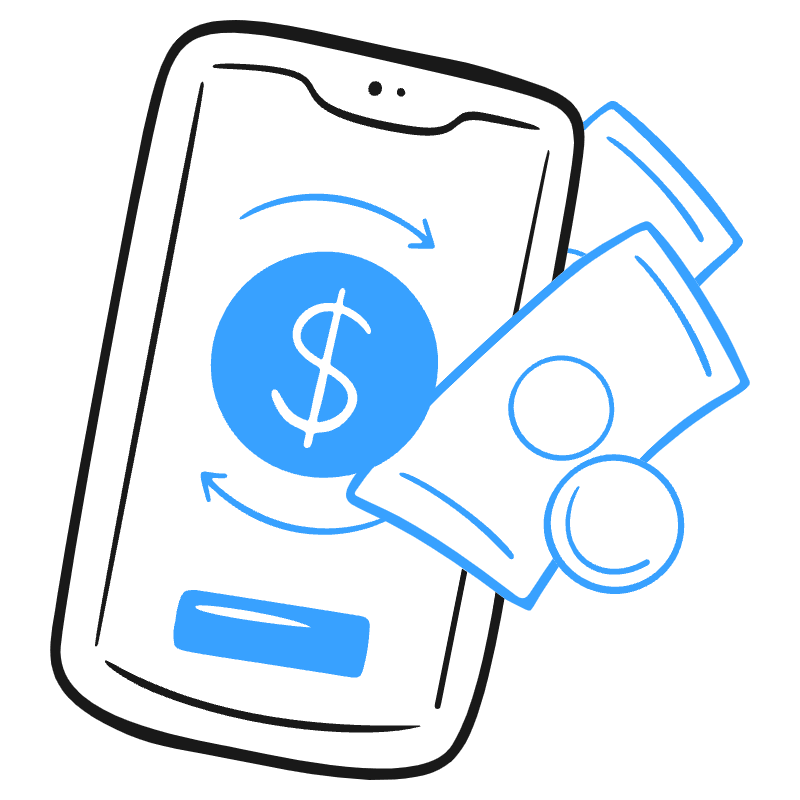 Online Transaction Illustration from Brooklyn Set