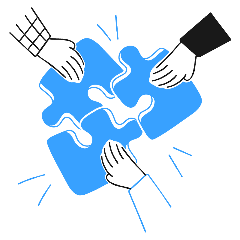 Partnership Illustration from Brooklyn Set