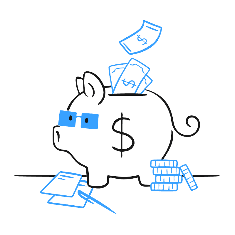 Personal Finance Illustration from Brooklyn Set