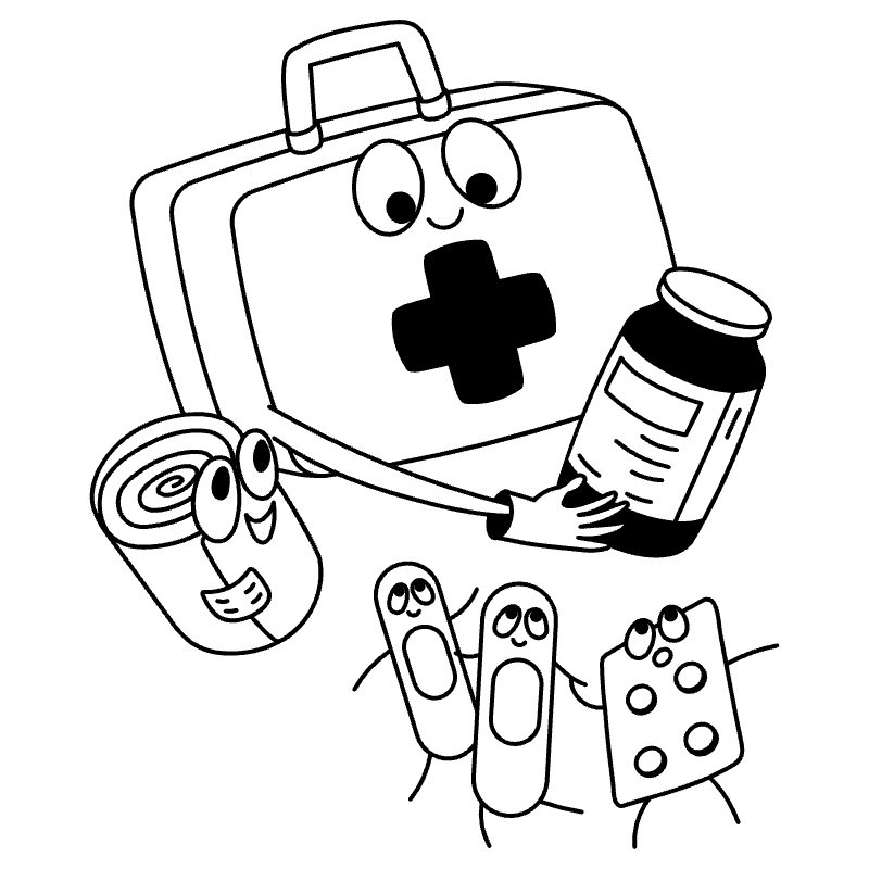 First Aid 1 Illustration from Milano Set