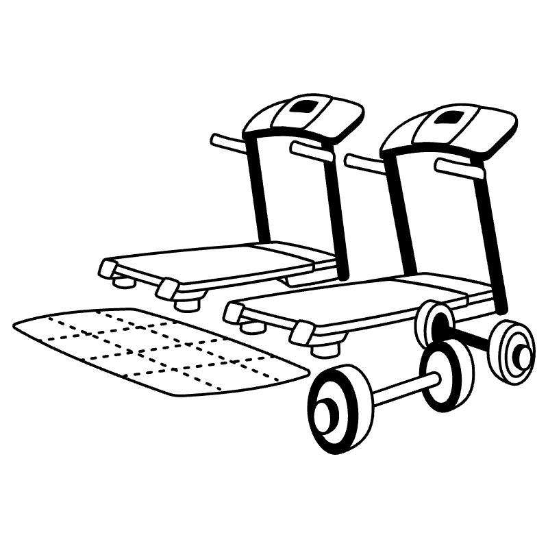 Gym 1 Illustration from Milano Set