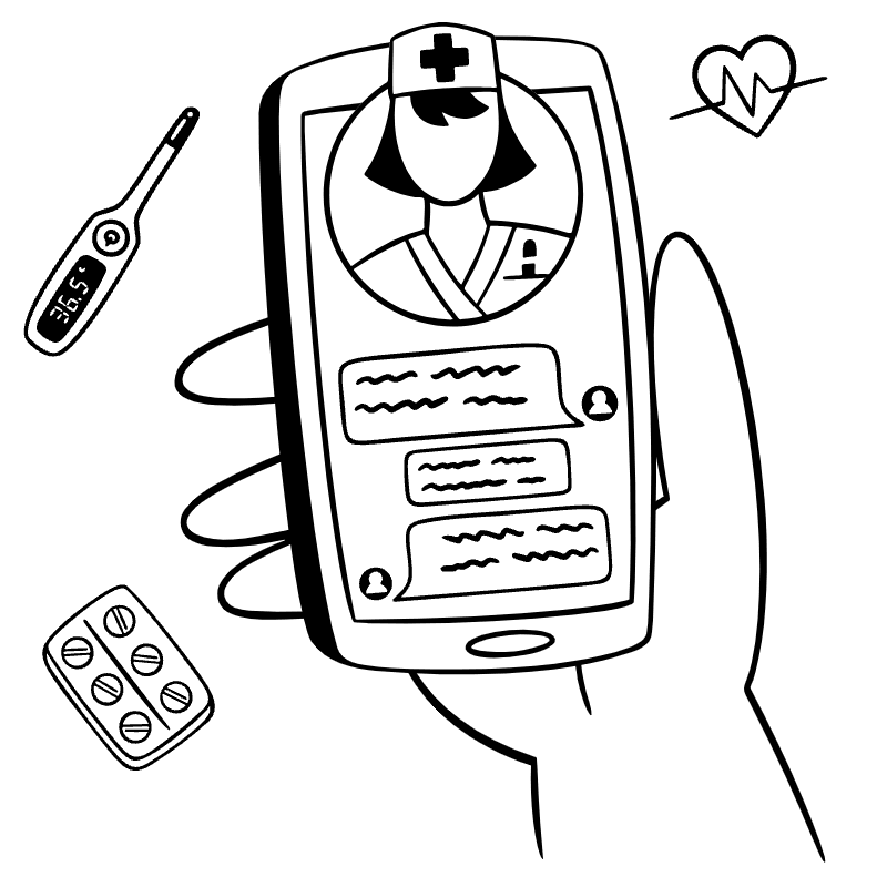 Online Consultation 1 Illustration from Milano Set