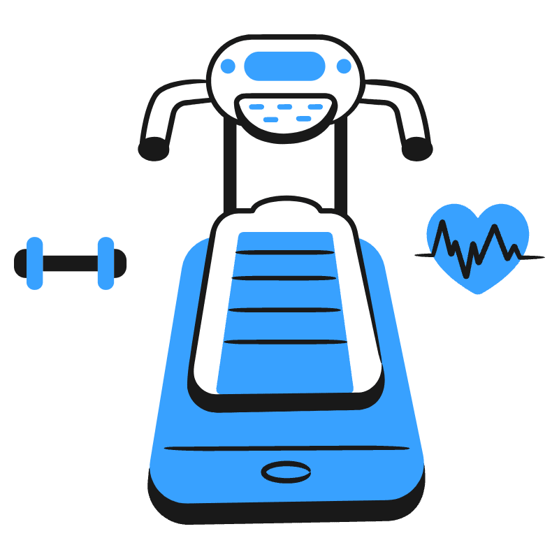 Fitness App 1 Illustration from Brooklyn Set