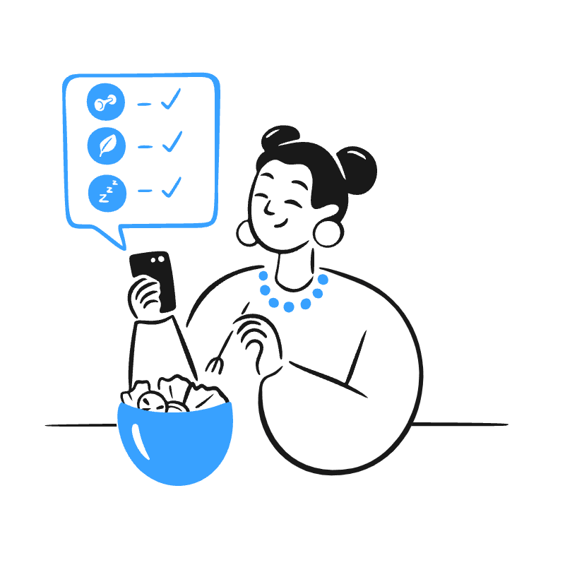 Healthy Habits Illustration from Brooklyn Set