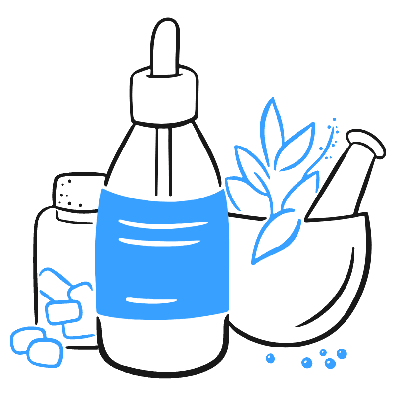 Natural Remedy Illustration from Brooklyn Set