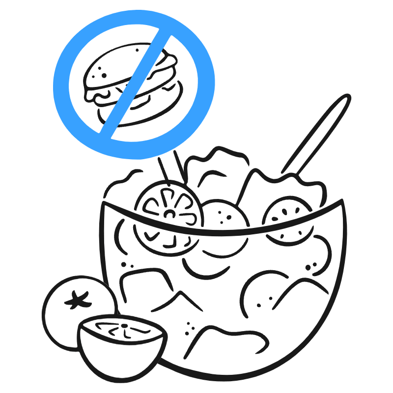 No Junkfood 2 Illustration from Brooklyn Set