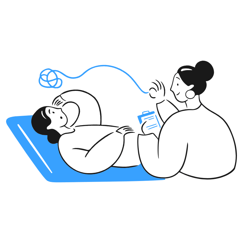 Therapy Counseling Illustration from Brooklyn Set