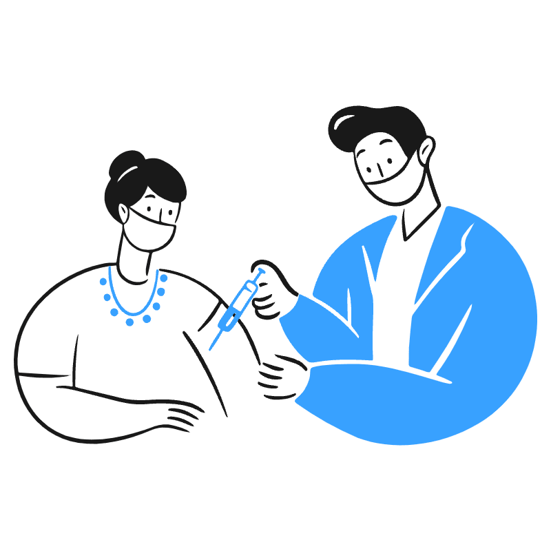 Vaccine Illustration from Brooklyn Set